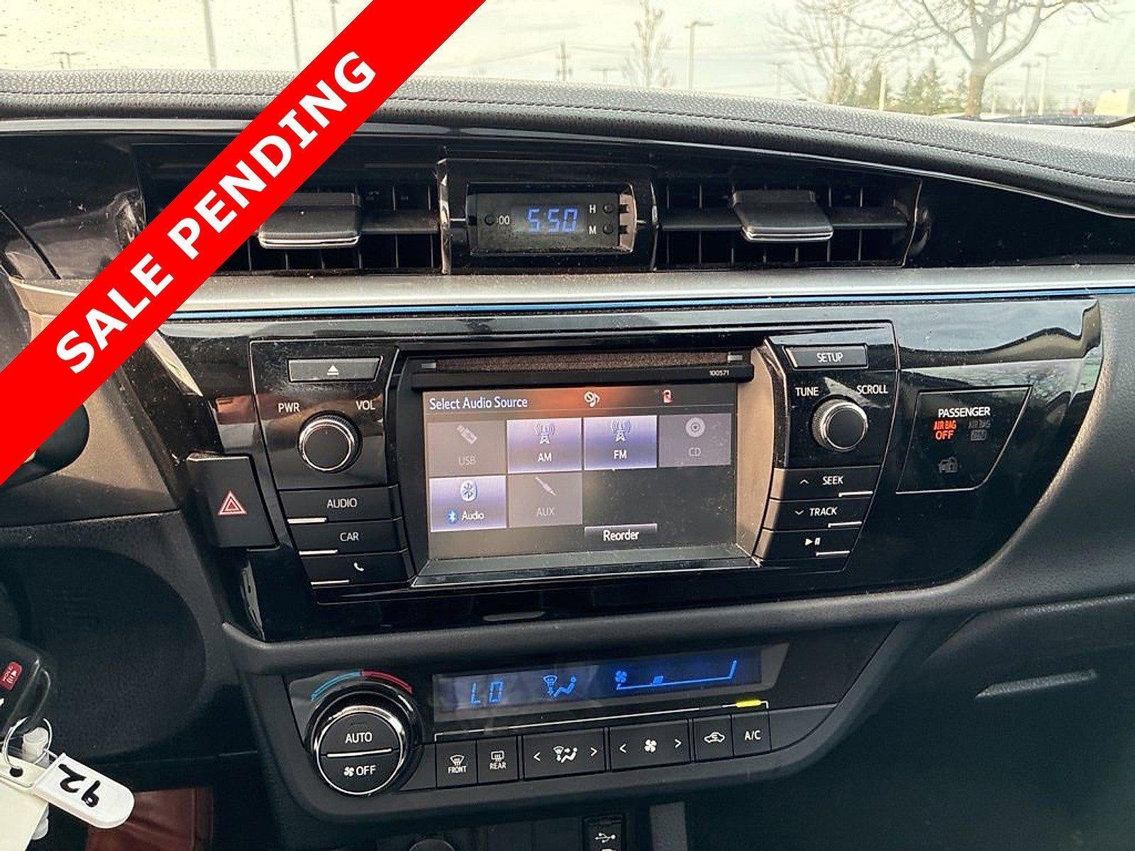 2016 Toyota Corolla 4dr Sdn Man L (Natl)