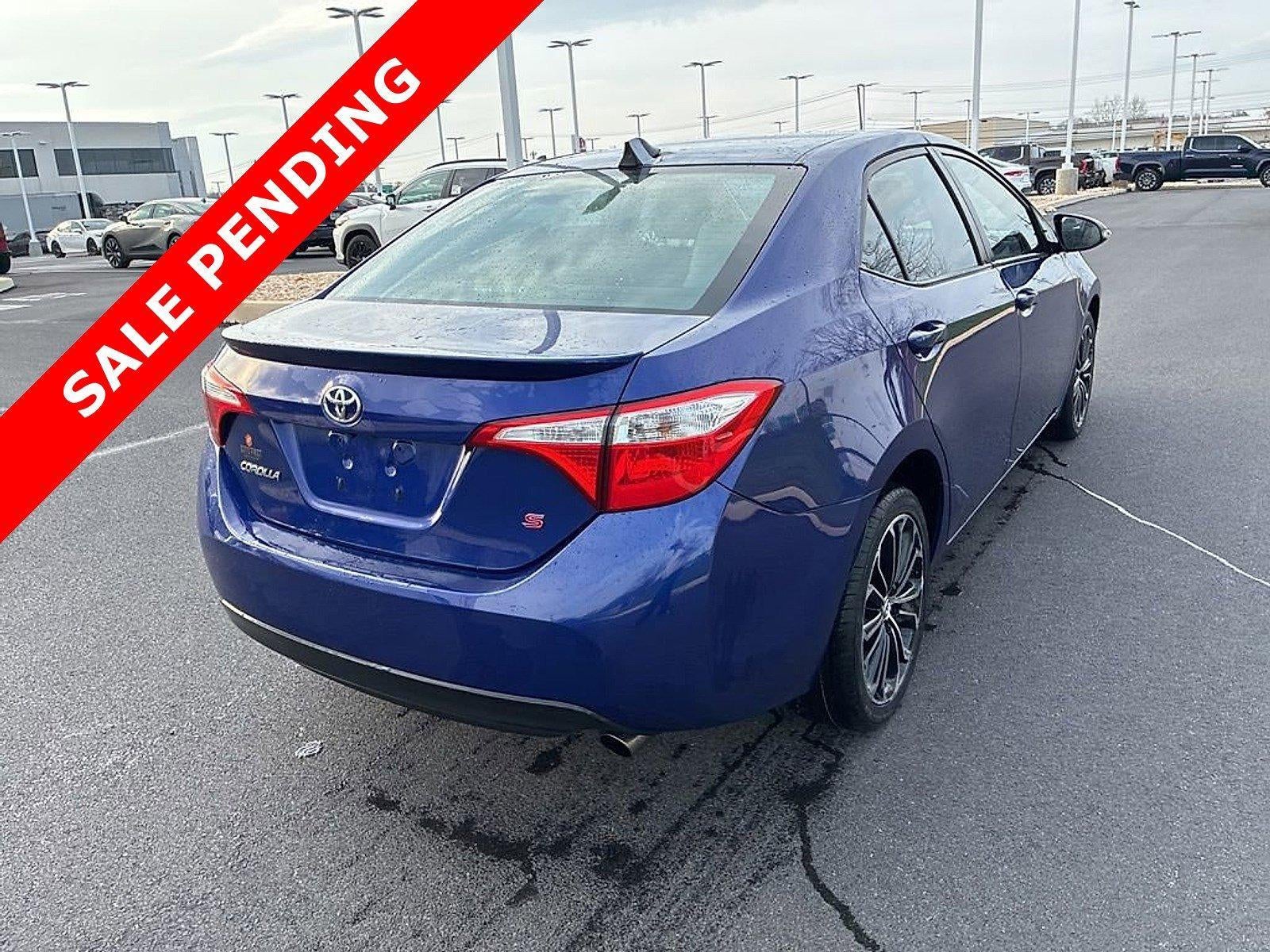 2016 Toyota Corolla 4dr Sdn Man L (Natl)