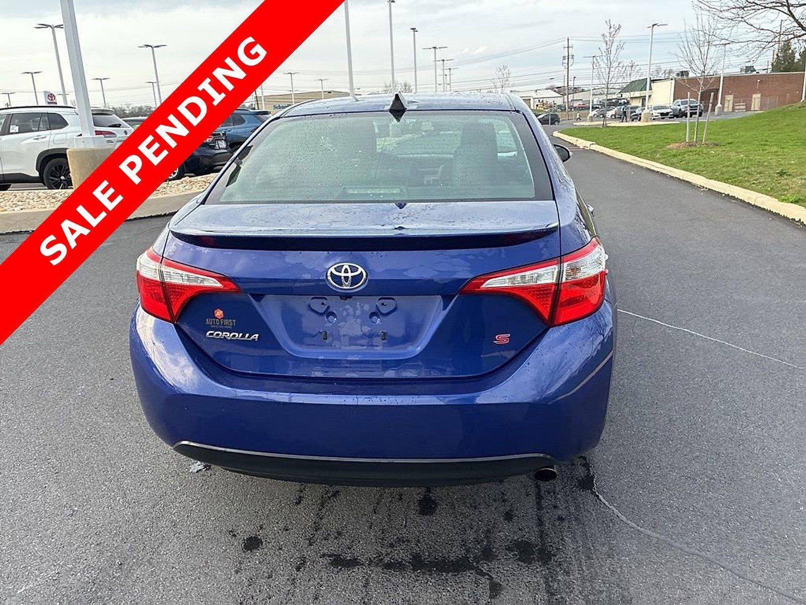 2016 Toyota Corolla 4dr Sdn Man L (Natl)