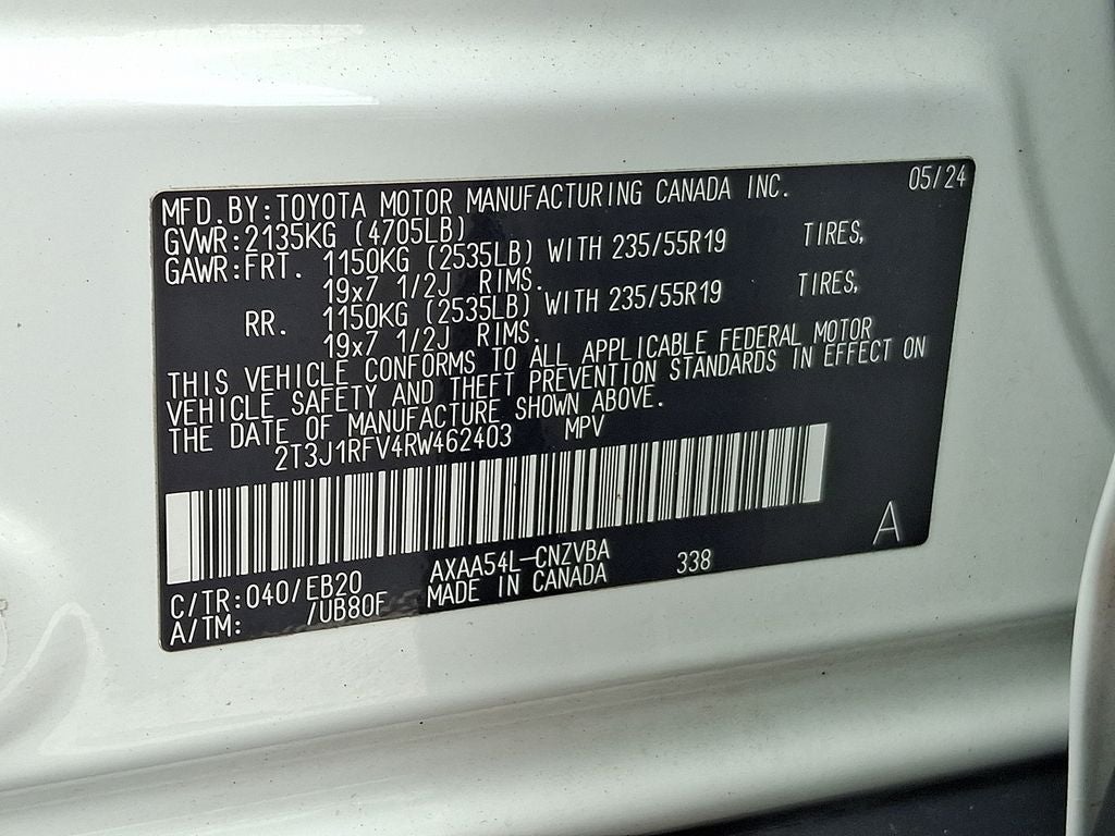 2024 Toyota RAV4 Adventure CERTIFIED