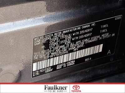 2025 Toyota RAV4 XLE AWD (Natl)