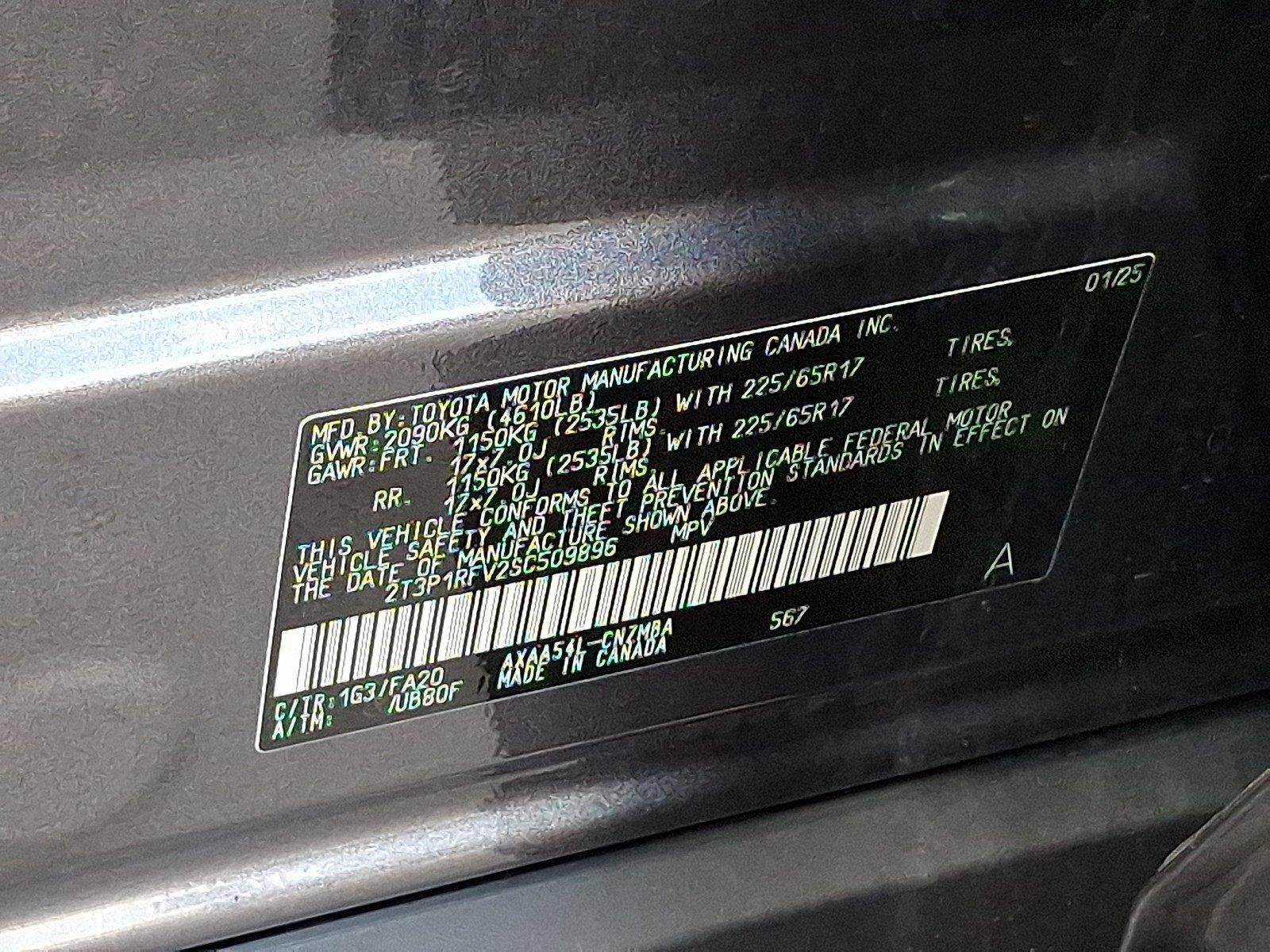2025 Toyota RAV4 XLE AWD (Natl)