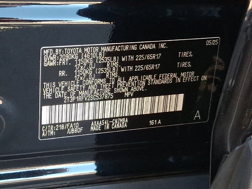 2025 Toyota RAV4 XLE CERTIFIED