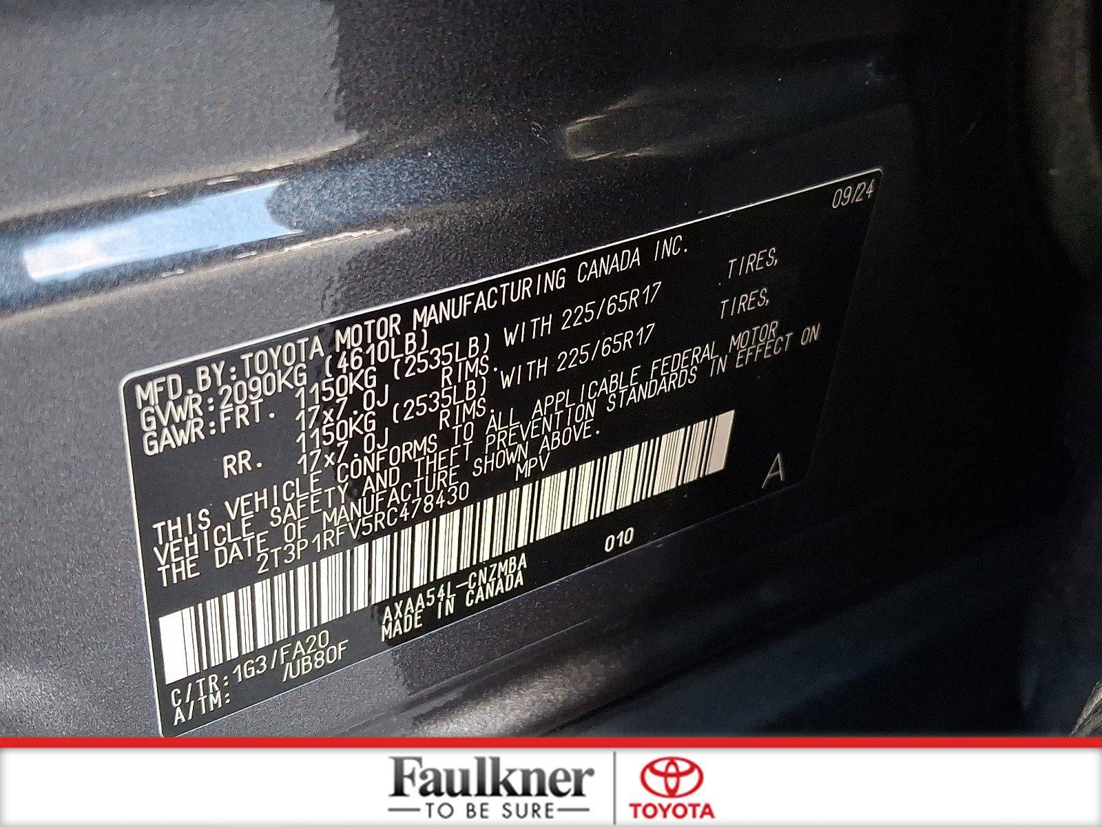 2024 Toyota RAV4 XLE AWD (Natl)