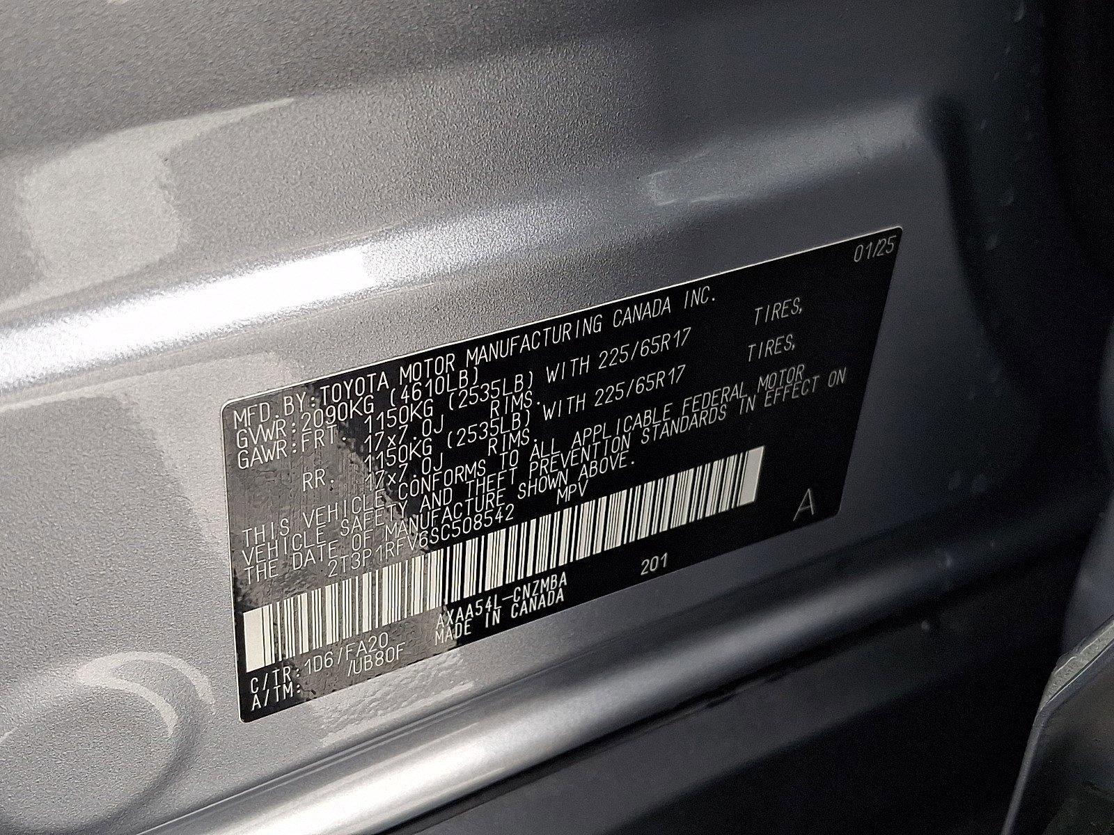 2025 Toyota RAV4 XLE AWD (Natl)