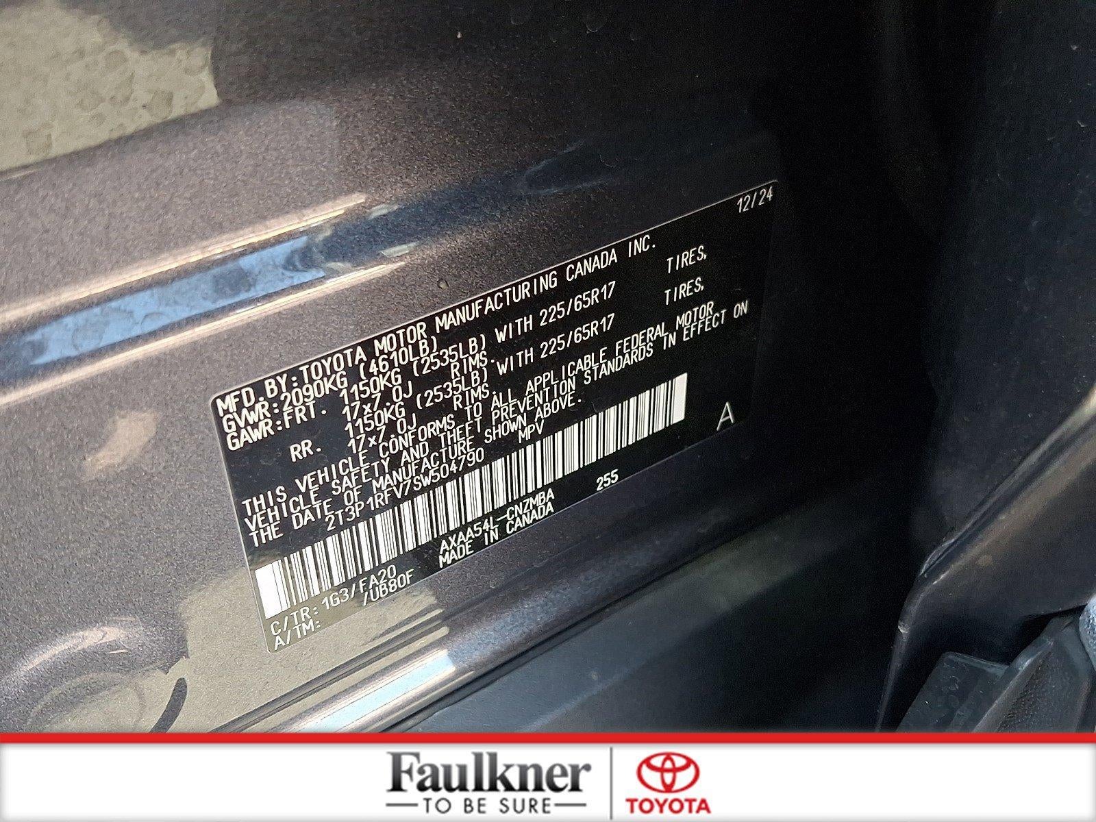 2025 Toyota RAV4 XLE AWD (Natl)