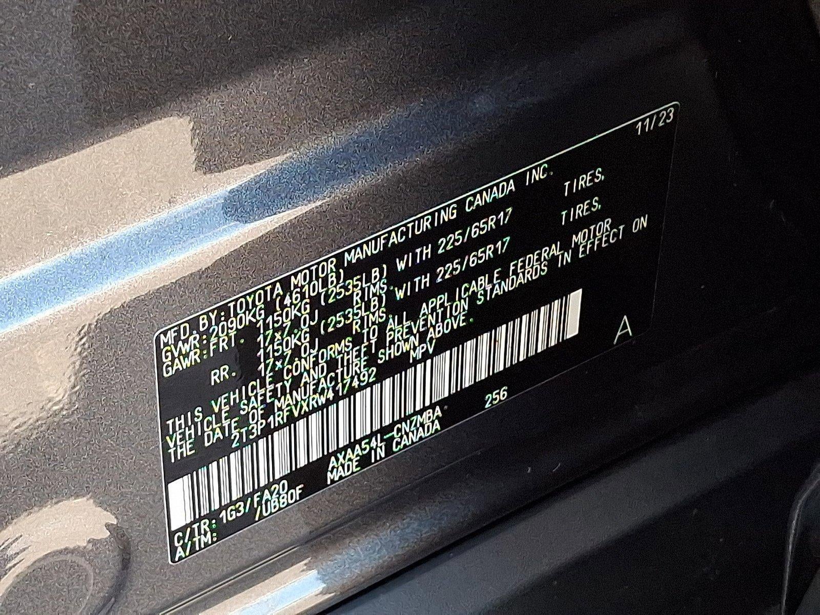 2024 Toyota RAV4 XLE AWD (Natl)
