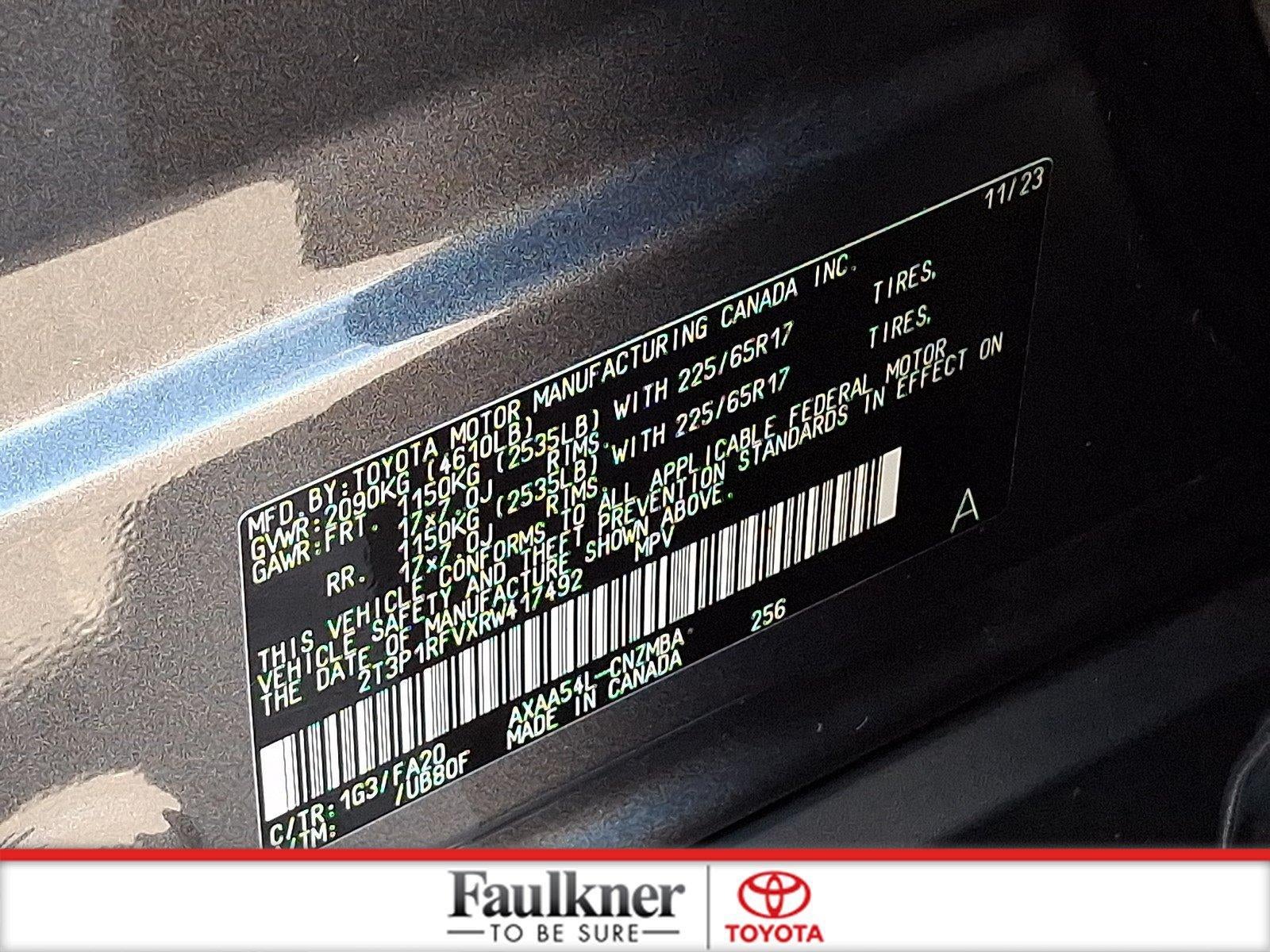 2024 Toyota RAV4 XLE AWD (Natl)