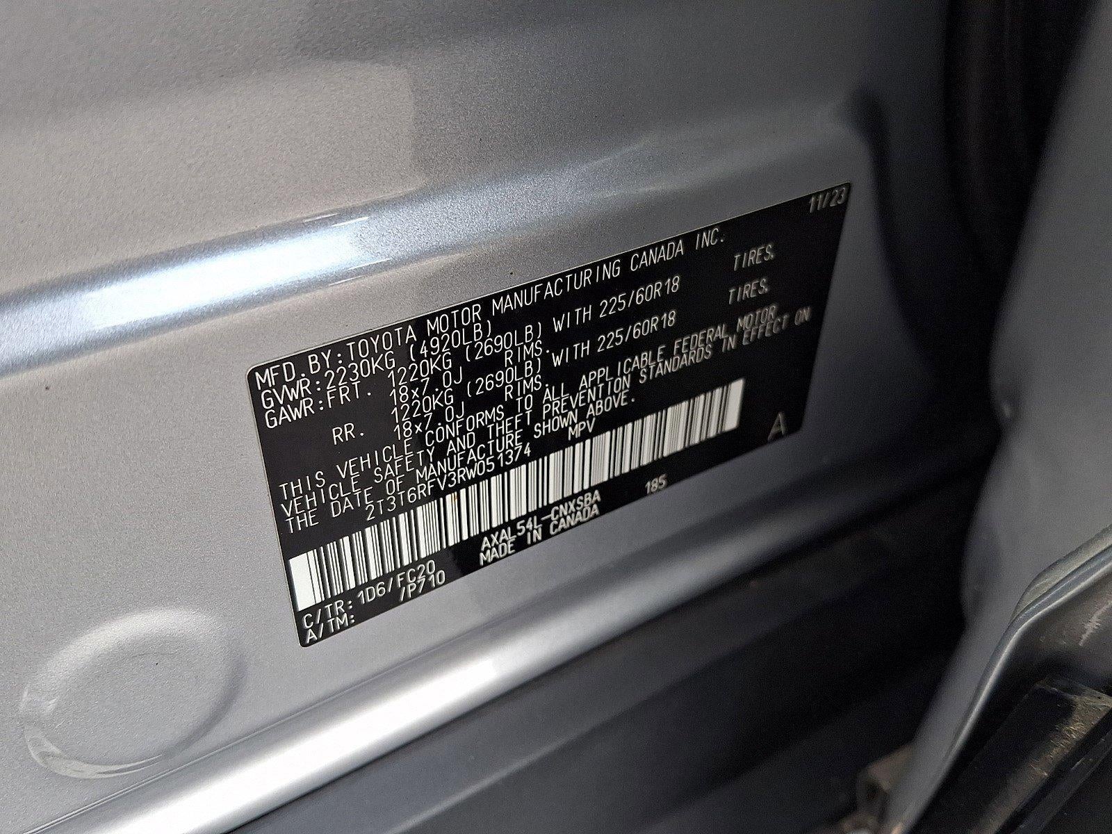 2024 Toyota RAV4 Hybrid SE AWD (Natl)