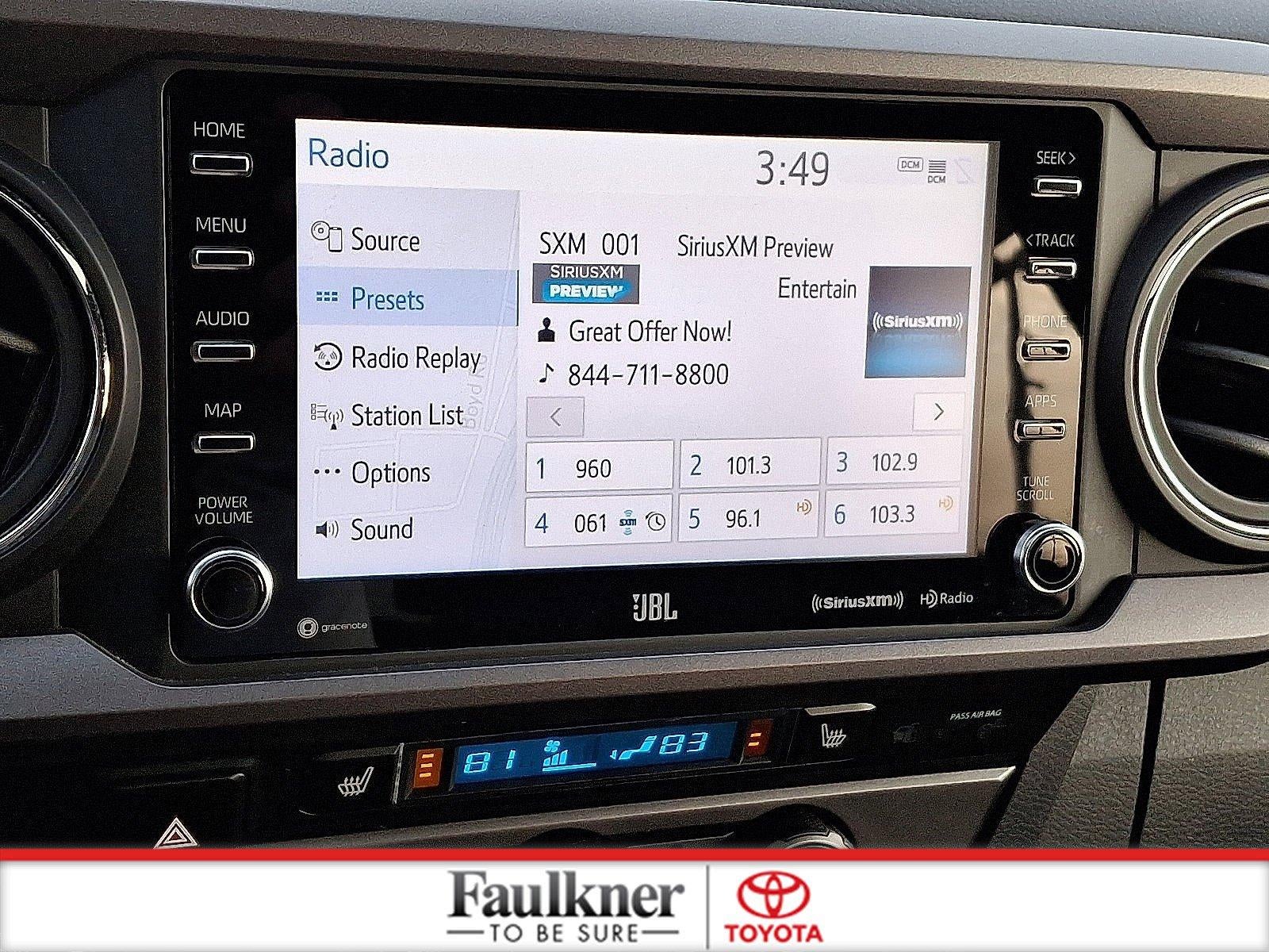 2023 Toyota Tacoma 4WD 4WD SR Double Cab 5' Bed V6 AT (Natl)