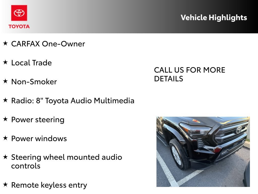 2025 Toyota Tacoma SR5 CERTIFIED