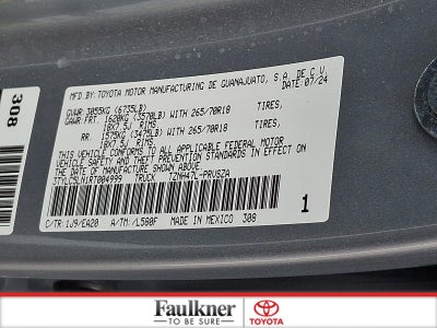 2024 Toyota Tacoma 4WD 4WD TRD Off Road Hybrid Double Cab 5' Bed AT (Natl)