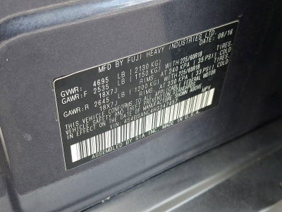 2017 Subaru Outback 2.5i Limited
