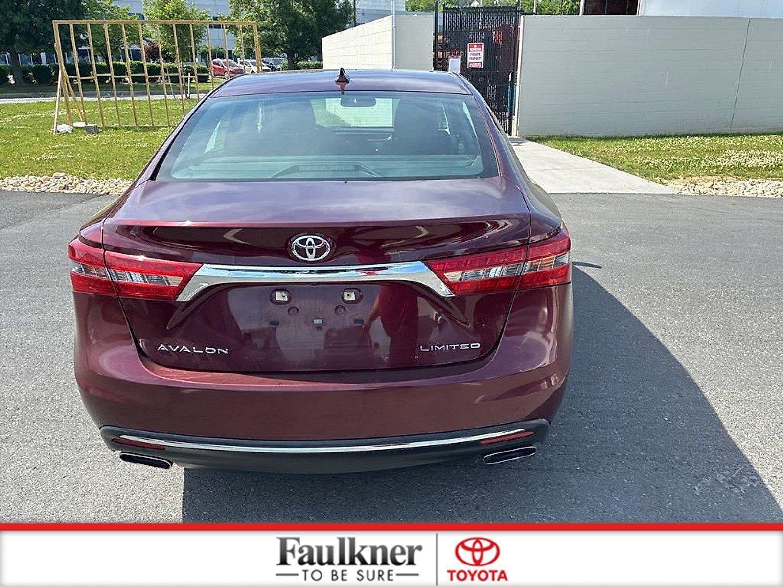 2016 Toyota Avalon 4dr Sdn XLE (Natl)