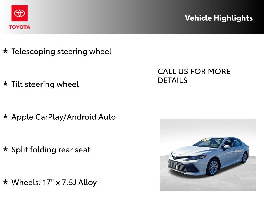 2024 Toyota Camry LE CERTIFIED