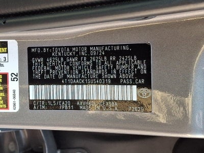 2025 Toyota Camry SE (SE)