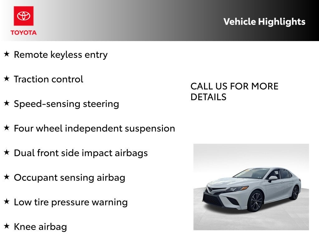 2020 Toyota Camry SE CERTIFIED