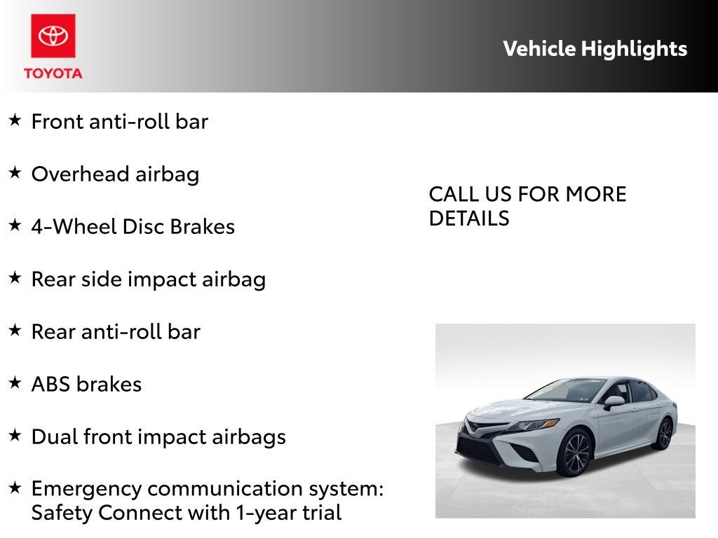 2020 Toyota Camry SE CERTIFIED