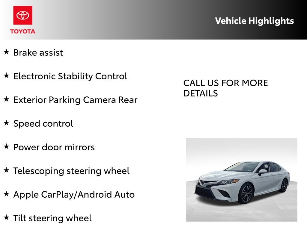 2020 Toyota Camry SE CERTIFIED