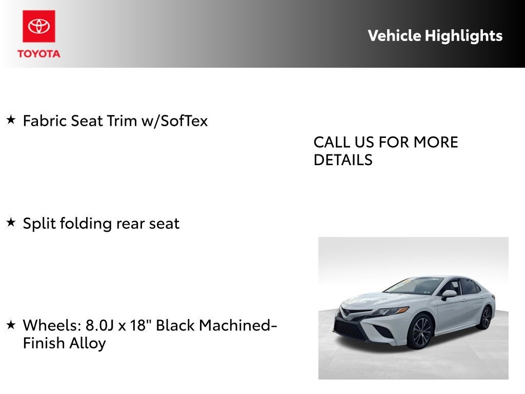 2020 Toyota Camry SE CERTIFIED