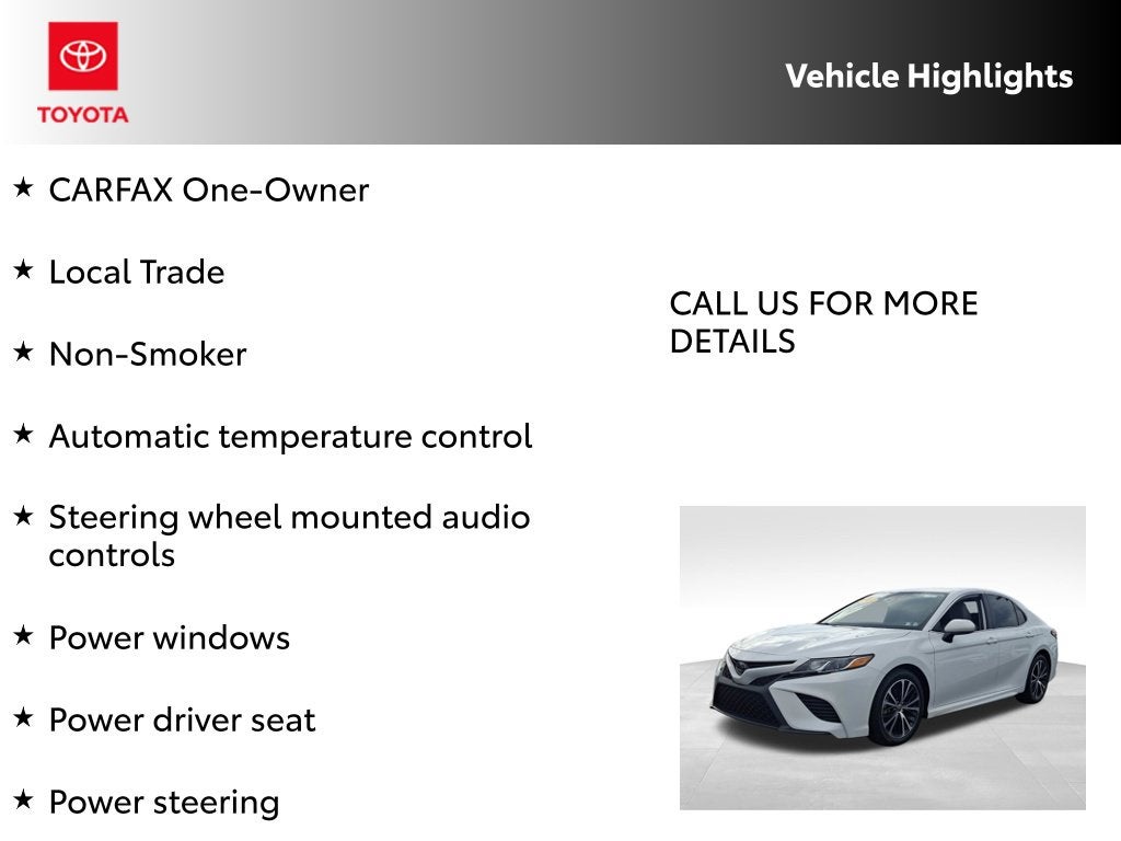 2020 Toyota Camry SE CERTIFIED
