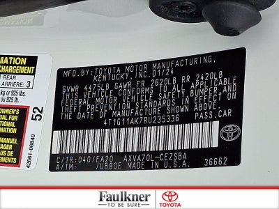 2024 Toyota Camry SE Auto (SE)