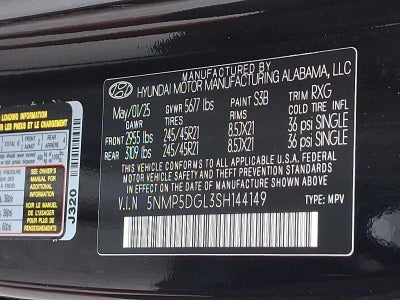 2025 Hyundai SANTA FE Calligraphy AWD