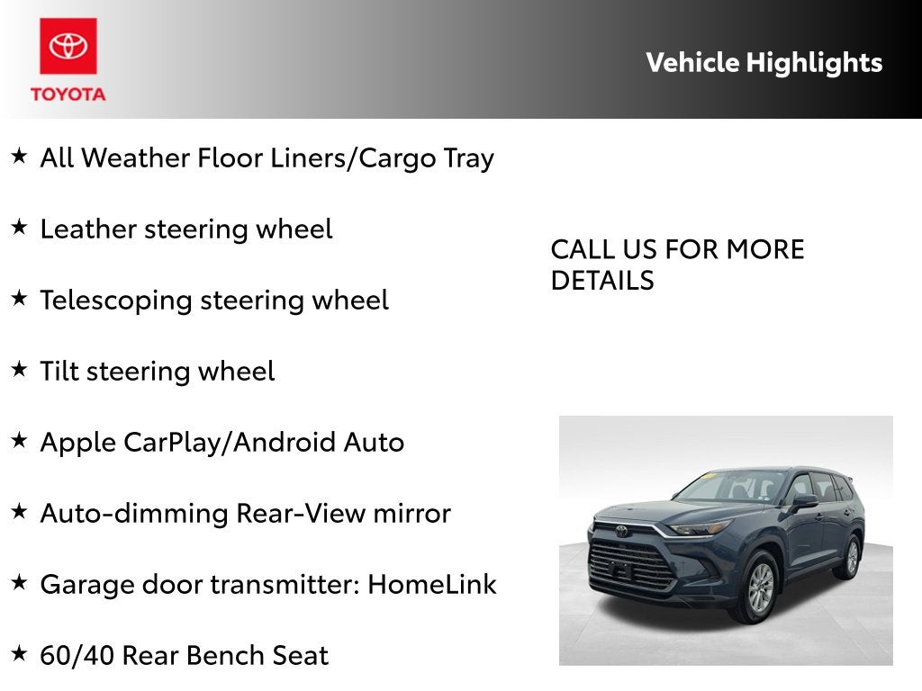 2026 Toyota Grand Highlander XLE CERTIFIED