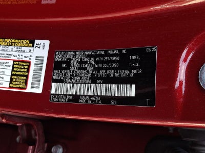 2025 Toyota Grand Highlander Platinum AWD (Natl)