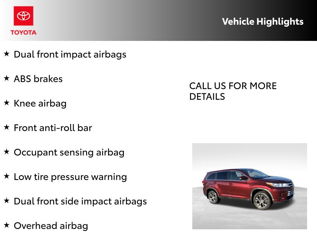 2019 Toyota Highlander LE