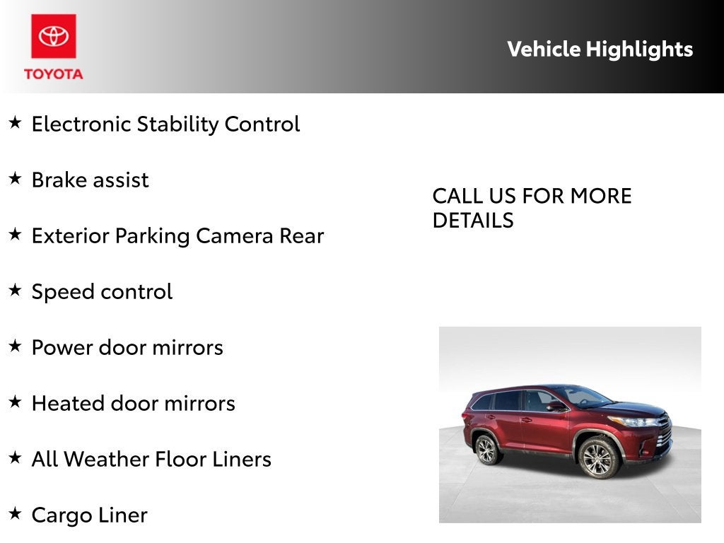 2019 Toyota Highlander LE