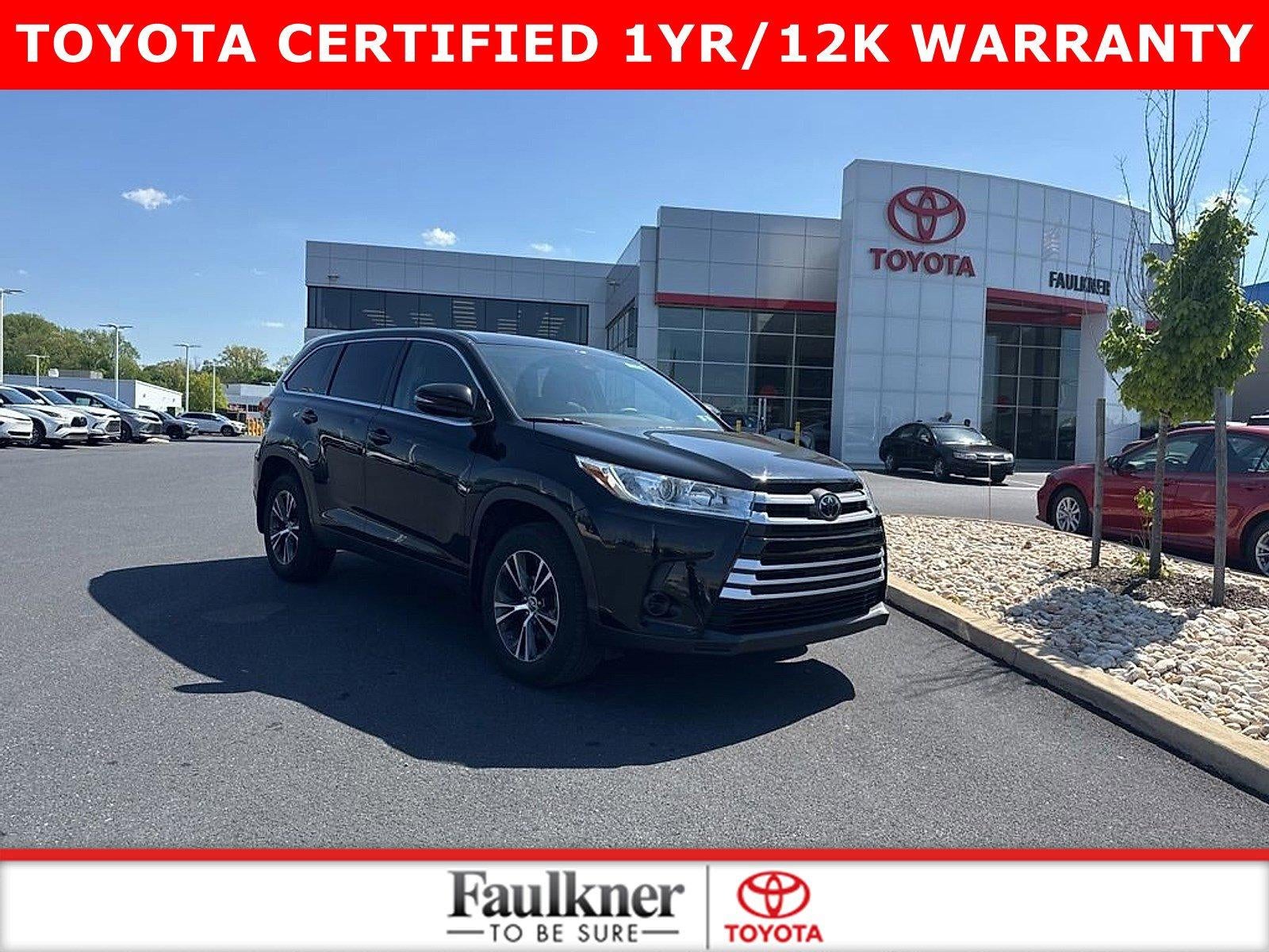2019 Toyota Highlander LE V6 AWD (SE)