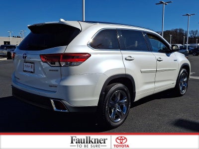 2019 Toyota Highlander Hybrid Limited V6 AWD (Natl)