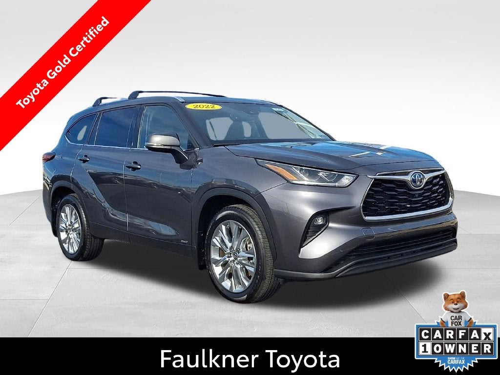 2022 Toyota Highlander Hybrid Limited CERTIFIED