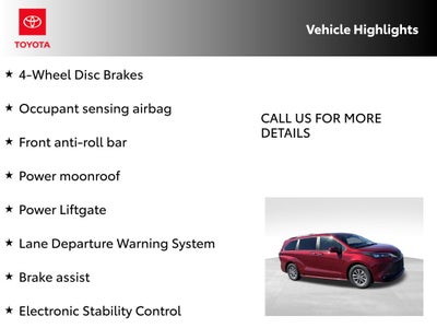 2026 Toyota Sienna XLE 8 Passenger