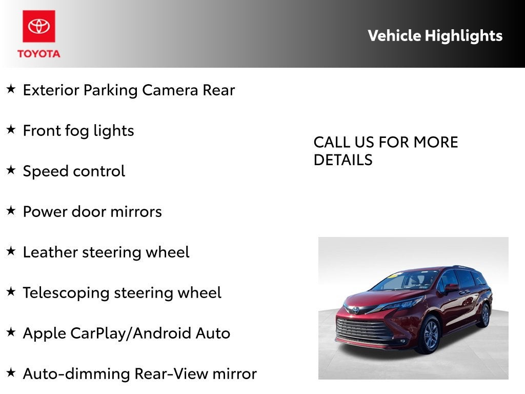 2026 Toyota Sienna XLE 8 Passenger