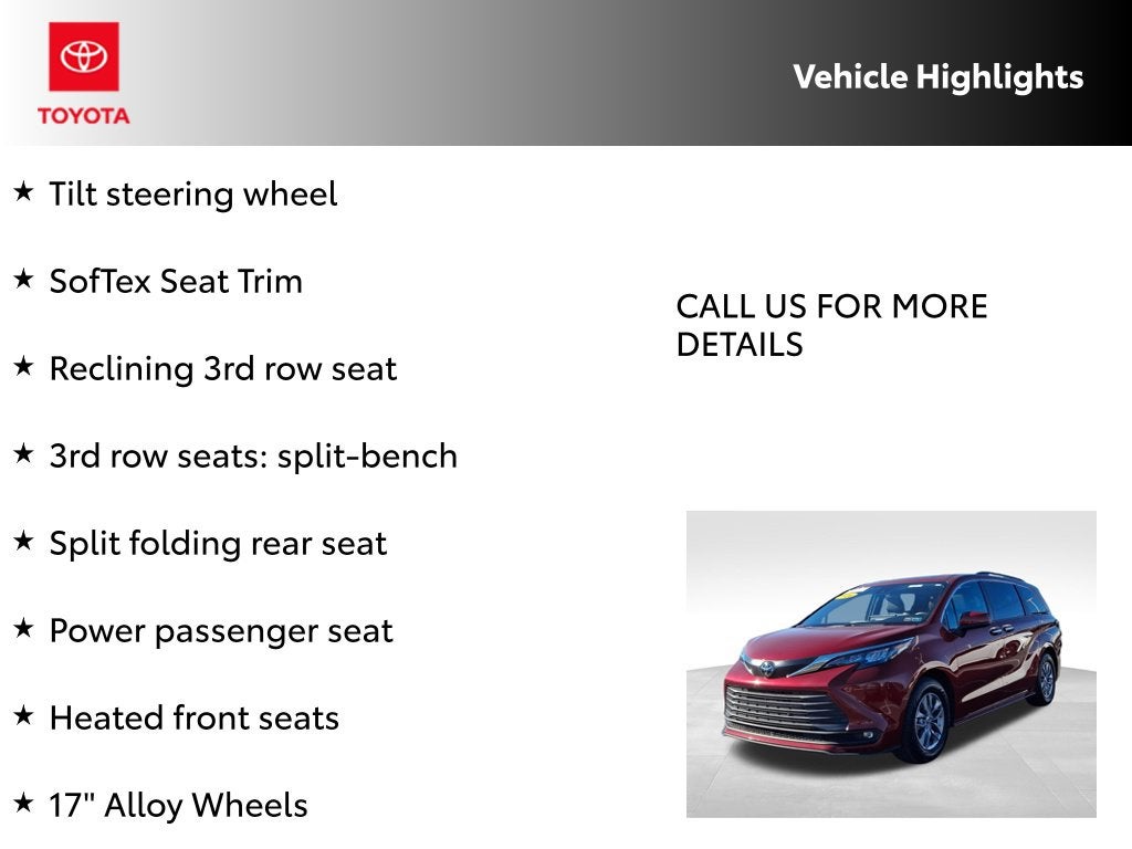 2026 Toyota Sienna XLE 8 Passenger
