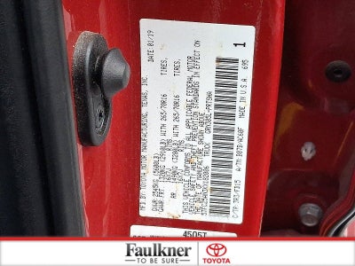 2019 Toyota Tacoma 4WD 4WD SR Double Cab 5' Bed V6 MT (Natl)