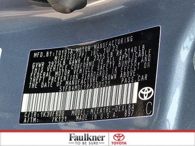 2024 Toyota Corolla LE CVT (Natl)