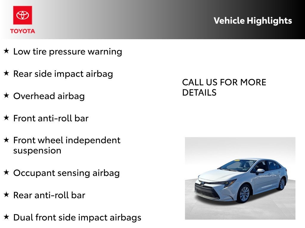 2026 Toyota Corolla LE CERTIFIED