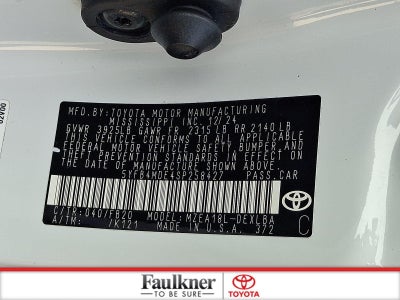 2025 Toyota Corolla LE CVT (Natl)