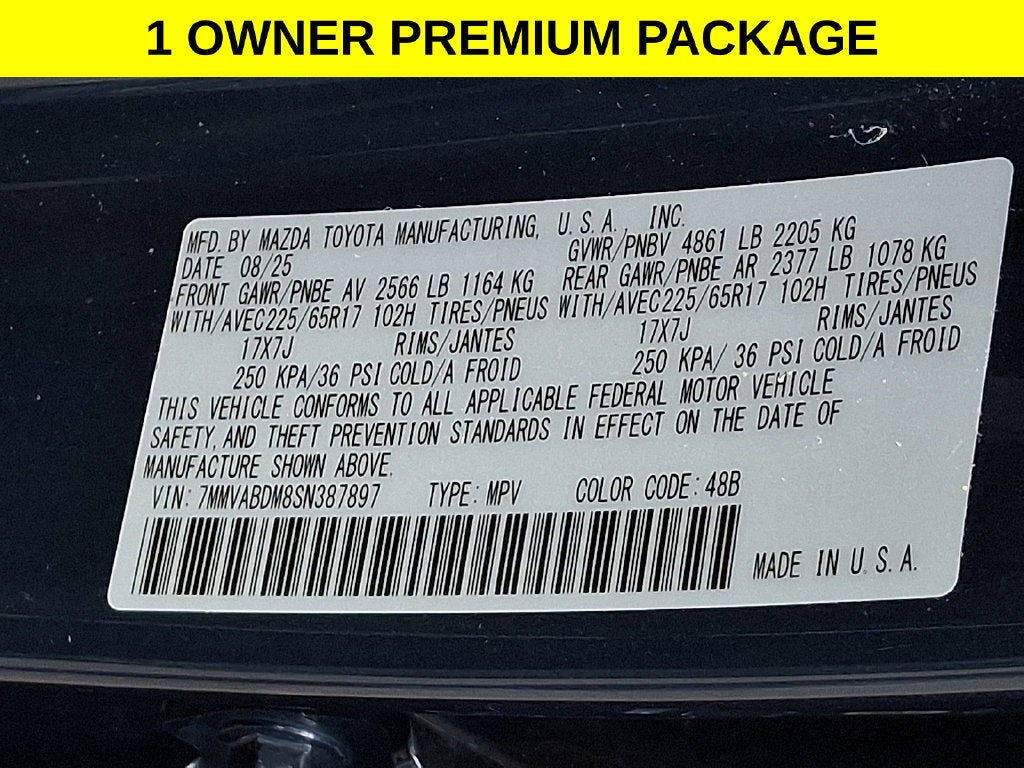 2025 Mazda Mazda CX-50 2.5 S Premium Package