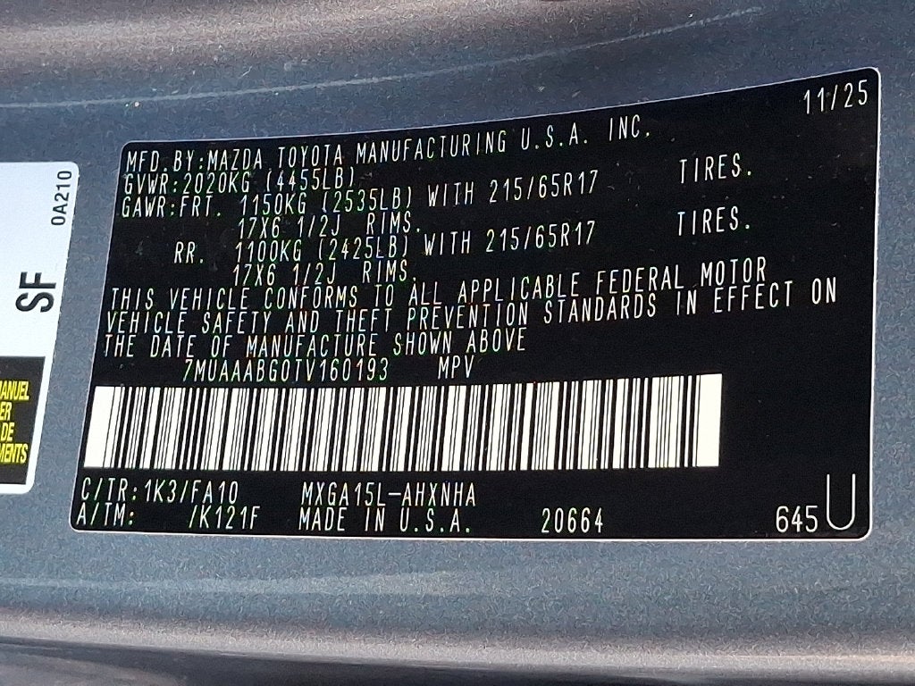 2026 Toyota Corolla Cross L CERTIFIED