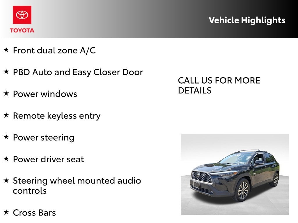 2025 Toyota Corolla Cross XLE CERTIFIED