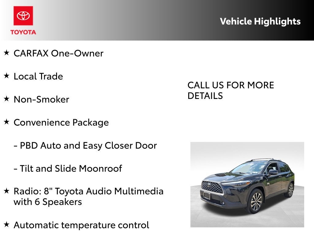 2025 Toyota Corolla Cross XLE CERTIFIED