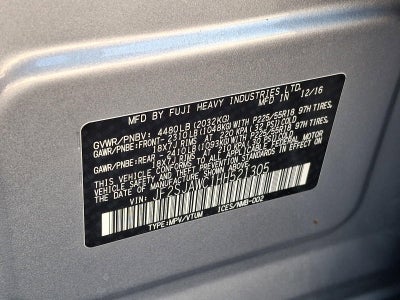 2017 Subaru Forester 2.5i Touring CVT