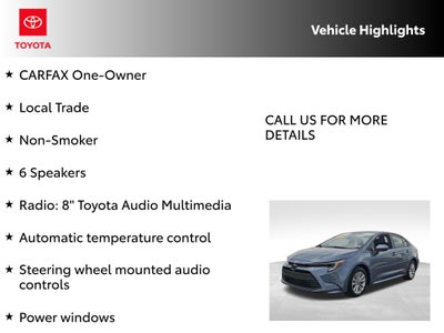 2026 Toyota Corolla Hybrid LE CERTIFIED