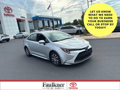 2021 Toyota Corolla Hybrid LE CVT (Natl)