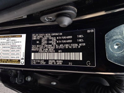 2020 Toyota 4Runner Limited 4WD (Natl)