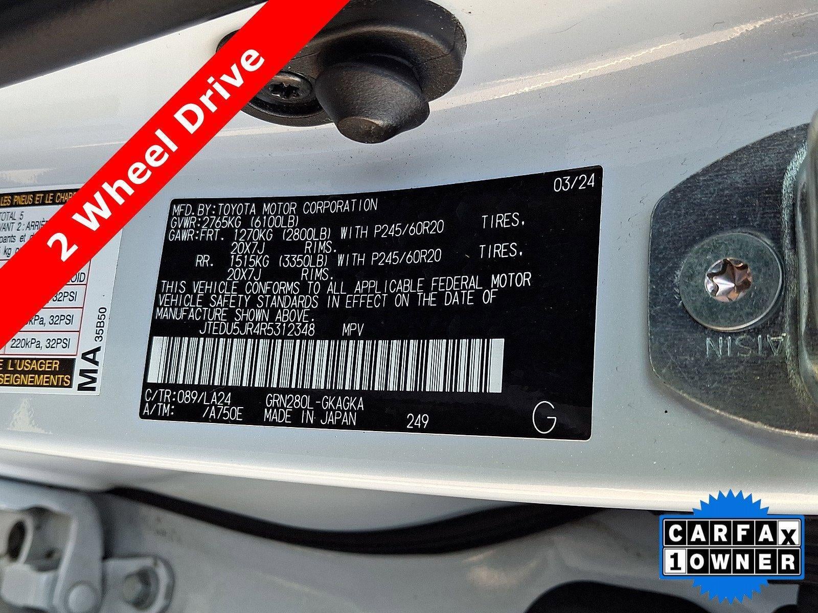 2024 Toyota 4Runner Limited 2WD (Natl)